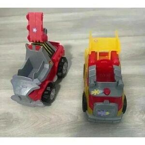 Paw Patrol Marshall's Deluxe fire truck Paw Patrol, Dino rescue toy